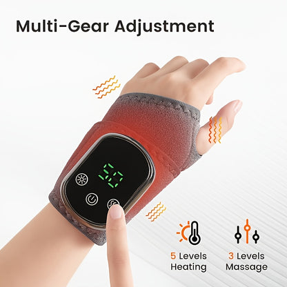 Portable wrist massager, vibration, three modes