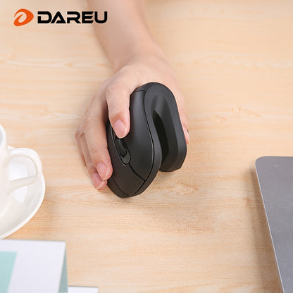 DAREU Magic Hand Design Multi-level Adjustment Ergonomic Vertical Wireless Mouse, 2.4G Portable Office Super Cost-effective Right-hand Mouse Easy to Work and Study High-performance Windows/Mac/Laptop Laptop Mac/Laptop/Mac Bir