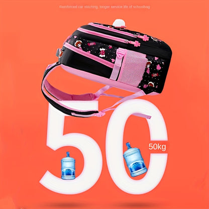 1pc Large Capacity Multi-Compartment Backpack with Two-Way Zipper Closure, Adjustable Comfort Shoulder Straps, Side Cup Holder & Umbrella Pocket - Lightweight Durable Polyester for School, Travel, Daily Use, Backpack for Scho