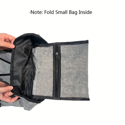 1pc Portable Multi-functional Sports Backpack, Foldable Lightweight Storage Bag for Men Women Outdoor Camping Hiking Travel Riding