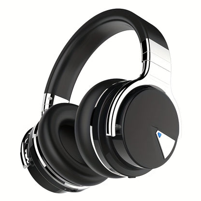 Wireless Headphones, Active Noise Cancelling Headphones with Microphone, Deep Bass, Over Ear Headphones, Comfortable Fit, 30H Playtime