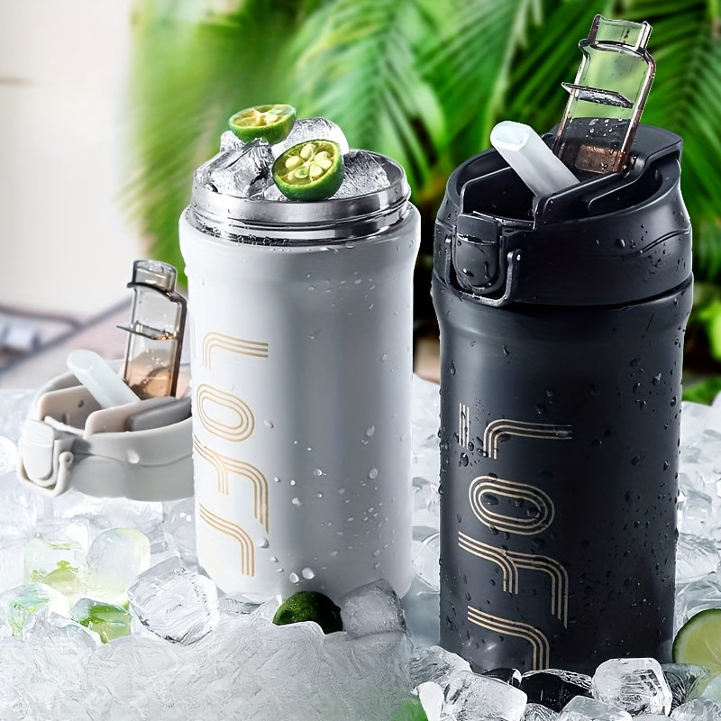 20oz/600ml Double Wall Vacuum Insulated Stainless Steel Travel Mug - Thermal Cup with Leakproof Flip-Top Lid, Keeps Drinks Hot/Cold for Hours, Large Capacity Thermos for Coffee, Tea, Water - Perfect Gift for Coffee &amp; Tea Love