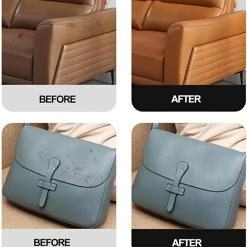 1 Universal Interior Repair Wax with Sponge Applicator, Suitable for Seat and Dashboard Renewal Frosting, All-Purpose Maintenance Cream for Various Surfaces