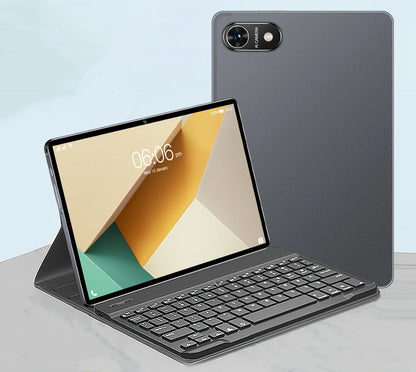 10.1 Inch Android Tablet 2 in 1 with Keyboard and Pen 12GB RAM 256GB ROM 4G 5G Call Octa Core Dual SIM for Education and Work