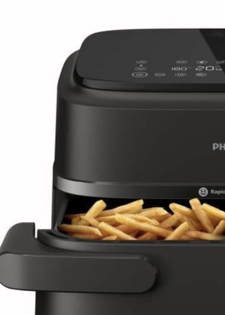 Fritadeira de Ar Philips Preto