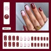 W812 Cat Eye Press-On ABS False Nails Trendy Wholesale Lot with Magnetic Effect Butterfly Design for Fingers Beauty Product