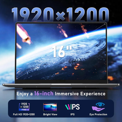 15.6 Inch Laptop Supplier Fingerprint 2K 1920*1200 Resolution 8GB RAM 256GB M.2 SSD Ordinateurteur Portable Laptop I7 Core