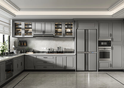 Handmade Stainless Steel Single Bowl Waterfall Sink Faucet Nano Surface with Four Holes Multifunctional Square Shape for Kitchen