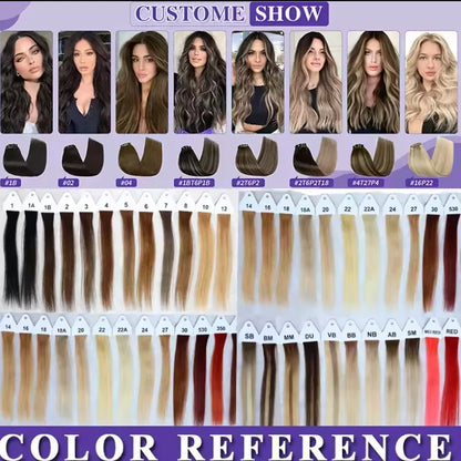 Wholesale Cuticle Aligned Water Wave Raw Human Hair Tape Ins Vendors Beauty Products for Women