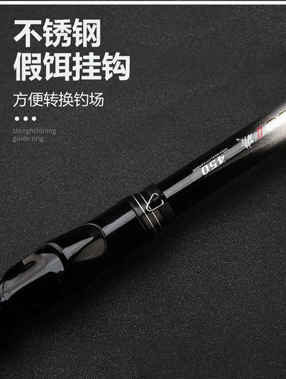 2025 Upgrade Fast Performance Carbon Sea Rod for Carp Fishing New Model with Soft-Tipped Rock &amp; Rubber Handle for Bottom Fishing