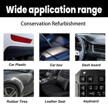 Homonth Car Care Equipment Plastic Restorer - Agente de Revestimento Descontaminador à Prova de Poeira para Limpeza de Botões de Bancos Interiores
