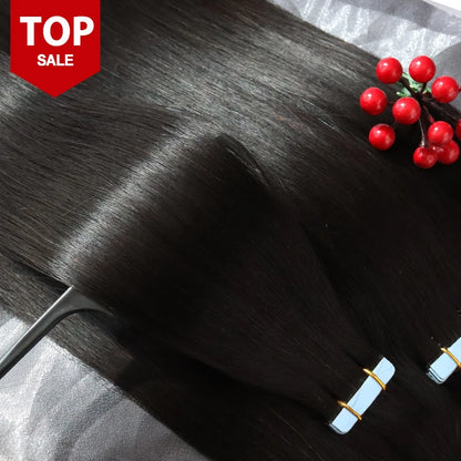 Wholesale Cuticle Aligned Water Wave Raw Human Hair Tape Ins Vendors Beauty Products for Women