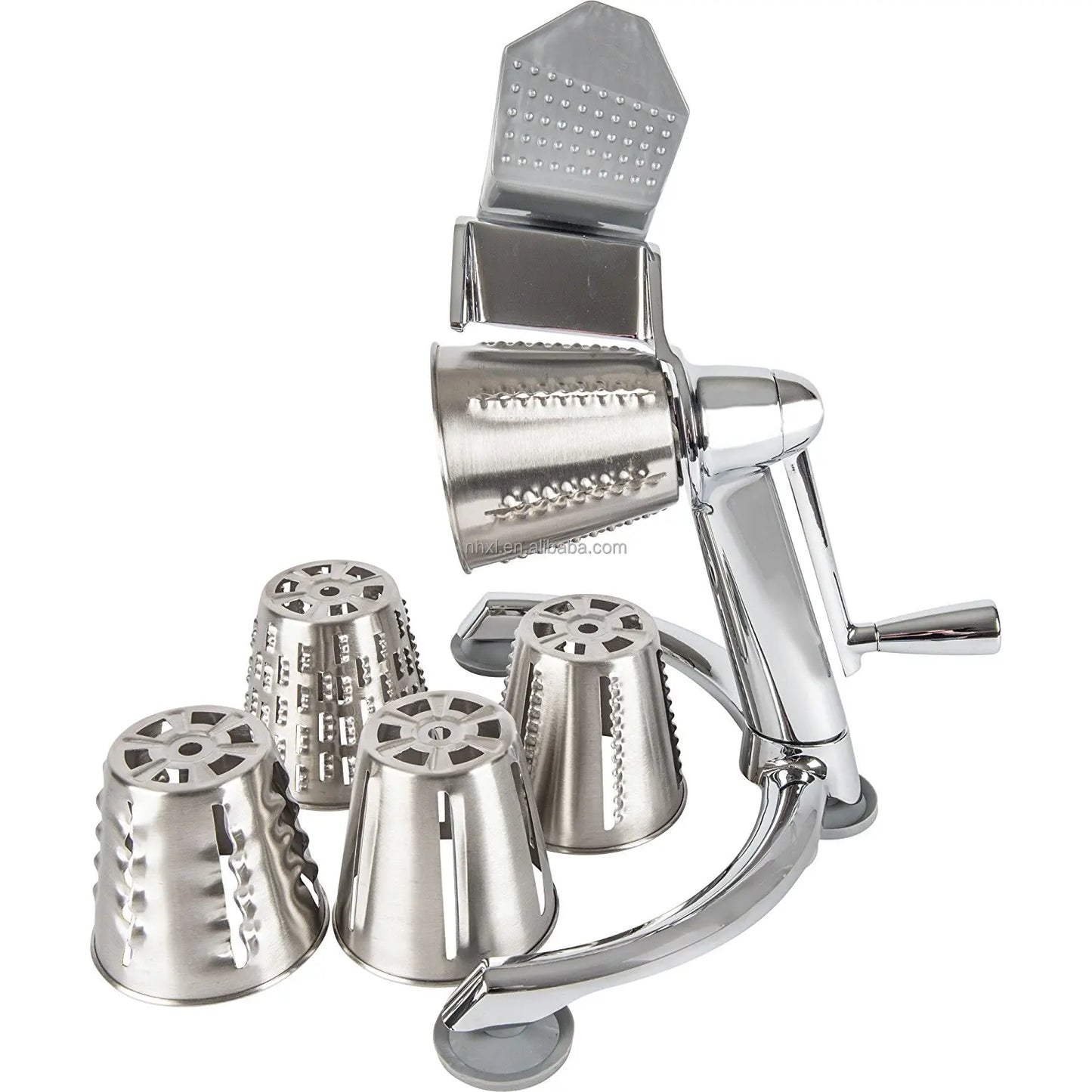 Made in China Hot Sale Zinc Alloy Salad Cutter New Design 5 in 1 Kitchen Cooking Set Food Processor Blender for Household