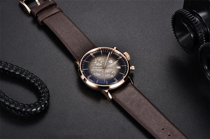 PAGANI DESIGN 2025 New Luxury Fashion Sapphire Japan VK67 Mens Watches Quartz Pointer Chronograph Waterproof Wrist Accessories