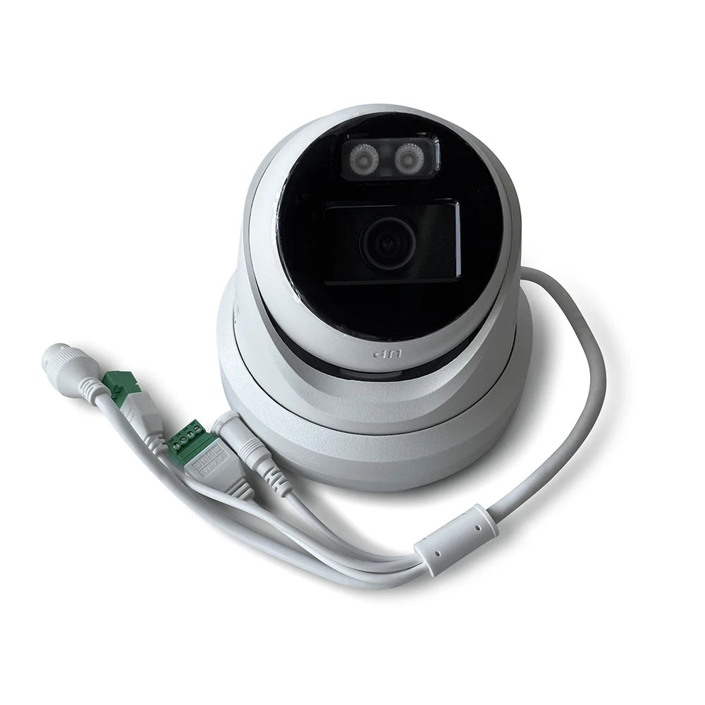 HIK DS-2CD2387G3-LIS2UY/SRB 8 MP CCTV Camera Smart Hybrid Light ColorVu Fixed Turret 4K Resolution CMOS Sensor Built-in Mic