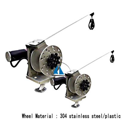 Longline Fishing for Deep Sea for Fish Man  12V 24V 48V 300 lb 500 Lbs 12 Vlots Electric Winch Fishing Reel