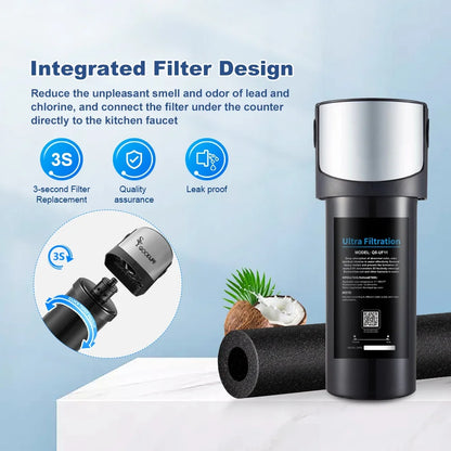 Under Sink Water Filter Direct Connect Filter System Suitable for Home Drinking
