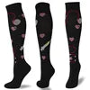 Wholesale 20-30mmhg Running Sport Socks Men Women Athletic Fun Stocking Knee High Nurse Compression Socks