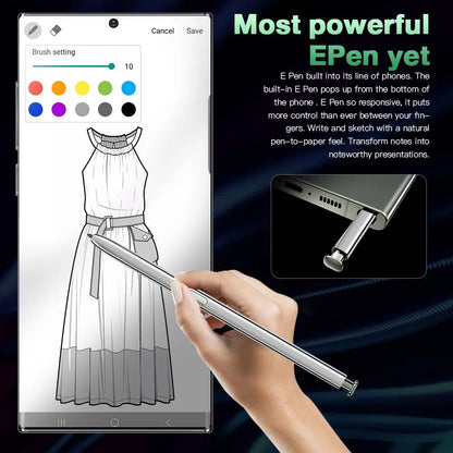 2023 Style Grids China Wholesale Personalizeds23 ultra 6.8inch Dual Sim Card Smartphone 5g Oem Mobile Phone Galaxie