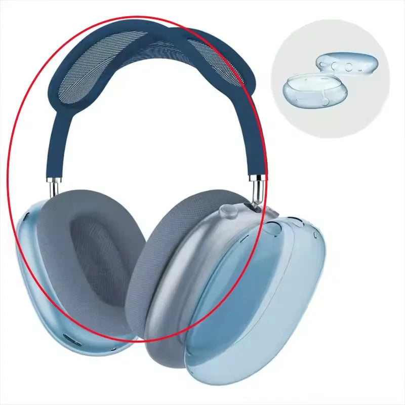 For Air Pods Max Headworn Bluetoothearphones Tpu Transparent Earphone Pro Tecto