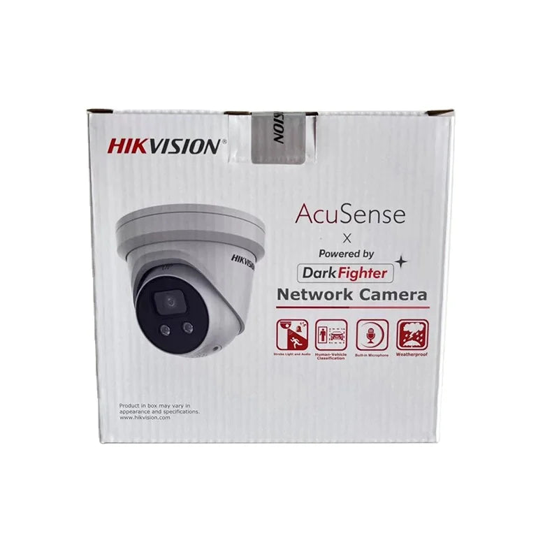 Hik Original Stock DS-2CD2387G2-LU 8MP 4K Full Color POE IP67 Built-in Mic ColorVu Turret Network CCTV Night Version NVR Cloud