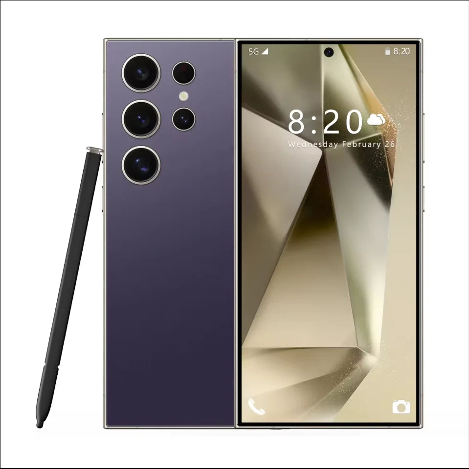 Hot Selling Unlocked 7.3-Inch for Gal Axy S24 Ultra 4G Smartphone 512G Android Phone with 108MP Rear Camera CDMA and LTE Cell