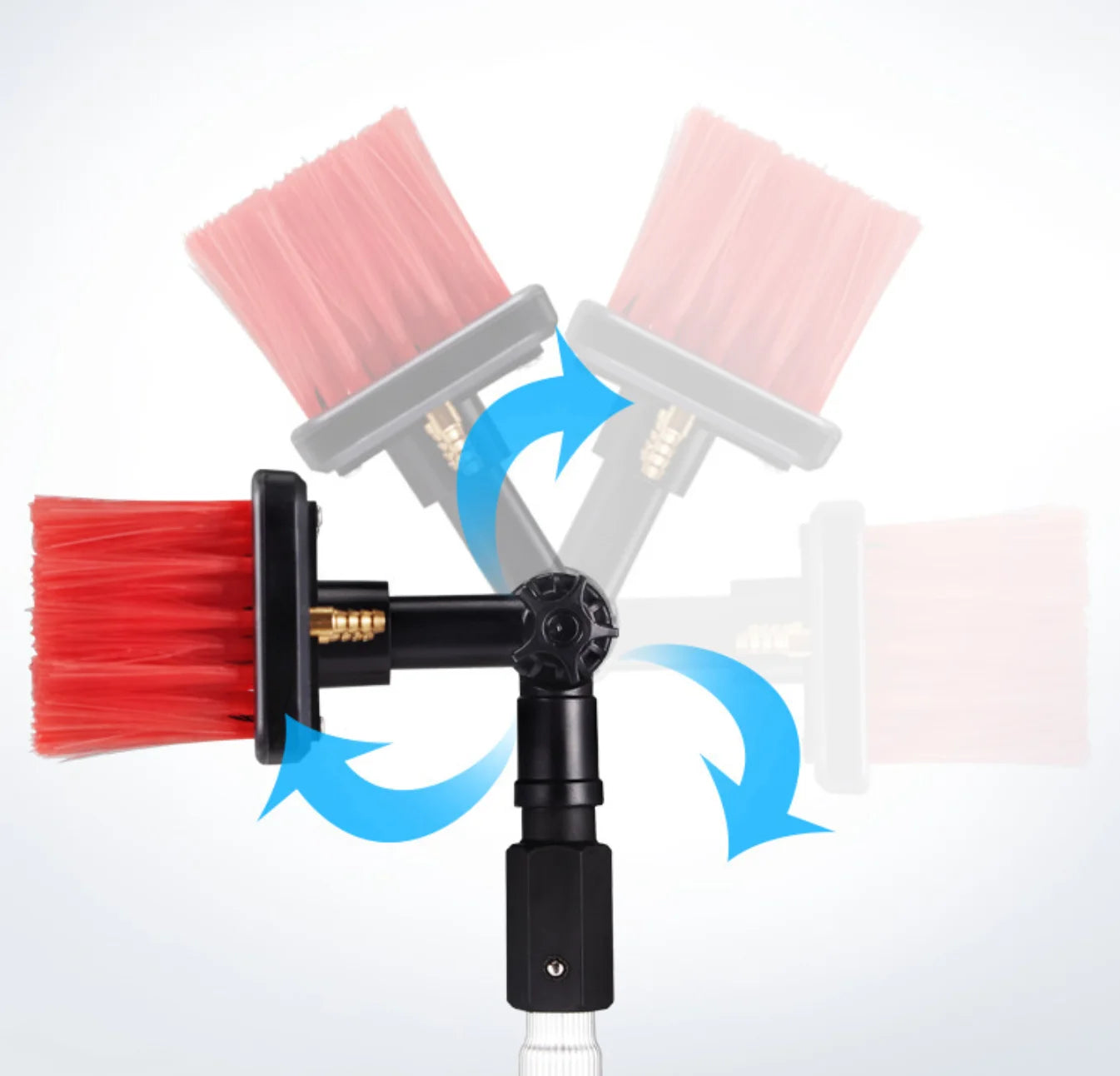 35cm Telescopic Rod Cleaning Kit with Durable Metal Solar Panel Cleaning Brush Eco-Friendly Window Equipment with Solar Panels