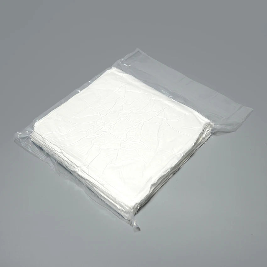 6''*6'' Low Lint Microfiber Cleaning Cloth Laser Cut Class 100 Non-Dust for Cleanroom Square Shape in Plain Style