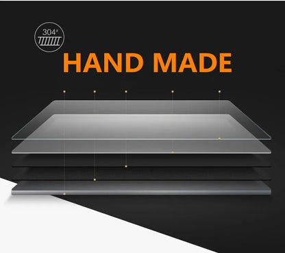 Hand Made Stain Kitchen Sinks Brushed Finish 3mm Thick Single Bowel Kitchen Sink Set Large Space with Drain Overflow YUDA90