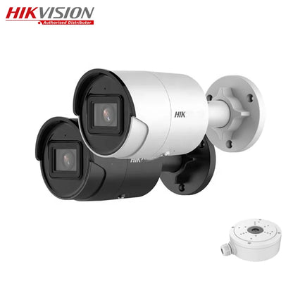 Hikvision DS-2CD2083G2-IU 8MP AcuSense Fixed Bullet Camera 4K Outdoor PoE IP67 Waterproof H.265 Two-Way Pan-Tilt Built-In