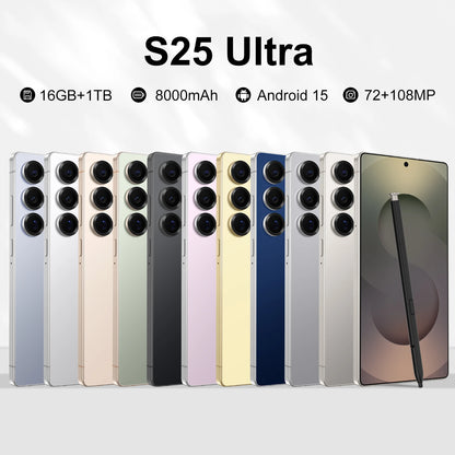 New Nfc Accessoires Small Device Latest Galaxie White Cellphones Originais Folding S25Ultra 5g-smartphone Mobile 5g