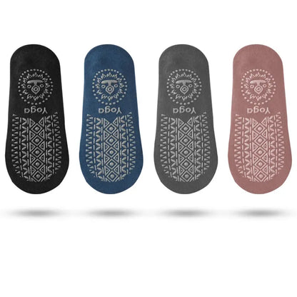 Yoga Socks for Women Non-Slip Grips & Straps Clasped Pilates Socks for Ballet Pilates Barre Dance