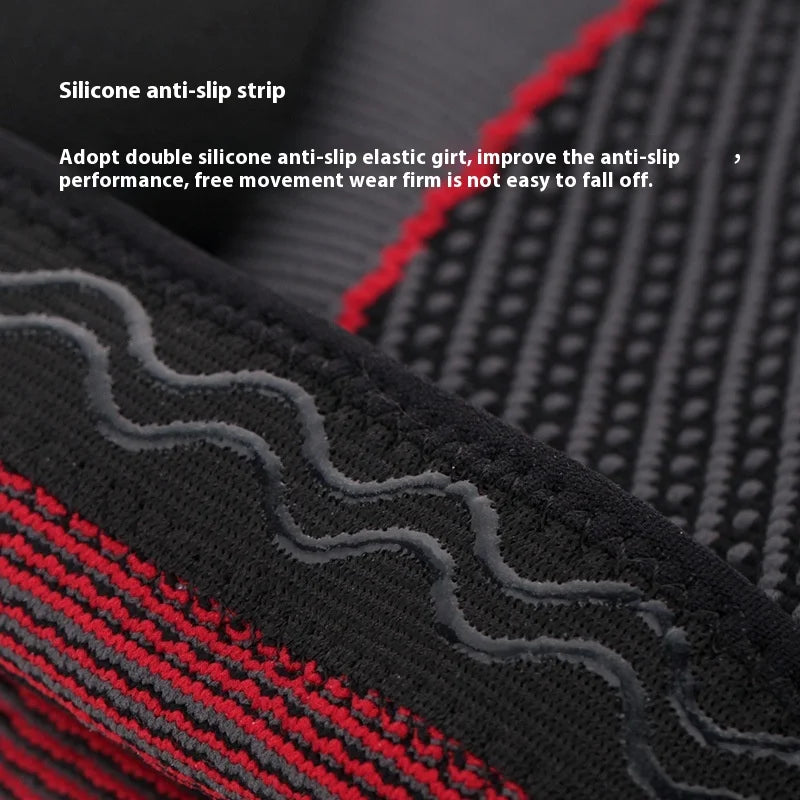 Men Women's Sports Nylon Knee Pads Flexible Football Protective Gear with Compression Leg Guards Elbow Straps for Cycling Gym