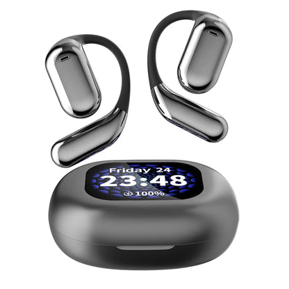 New LCD Ows AI Earphone Online Instant Voice Translation Headphone AI translator earbuds real time 144 language earphone