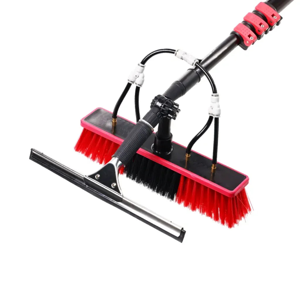 35cm Telescopic Rod Cleaning Kit with Durable Metal Solar Panel Cleaning Brush Eco-Friendly Window Equipment with Solar Panels