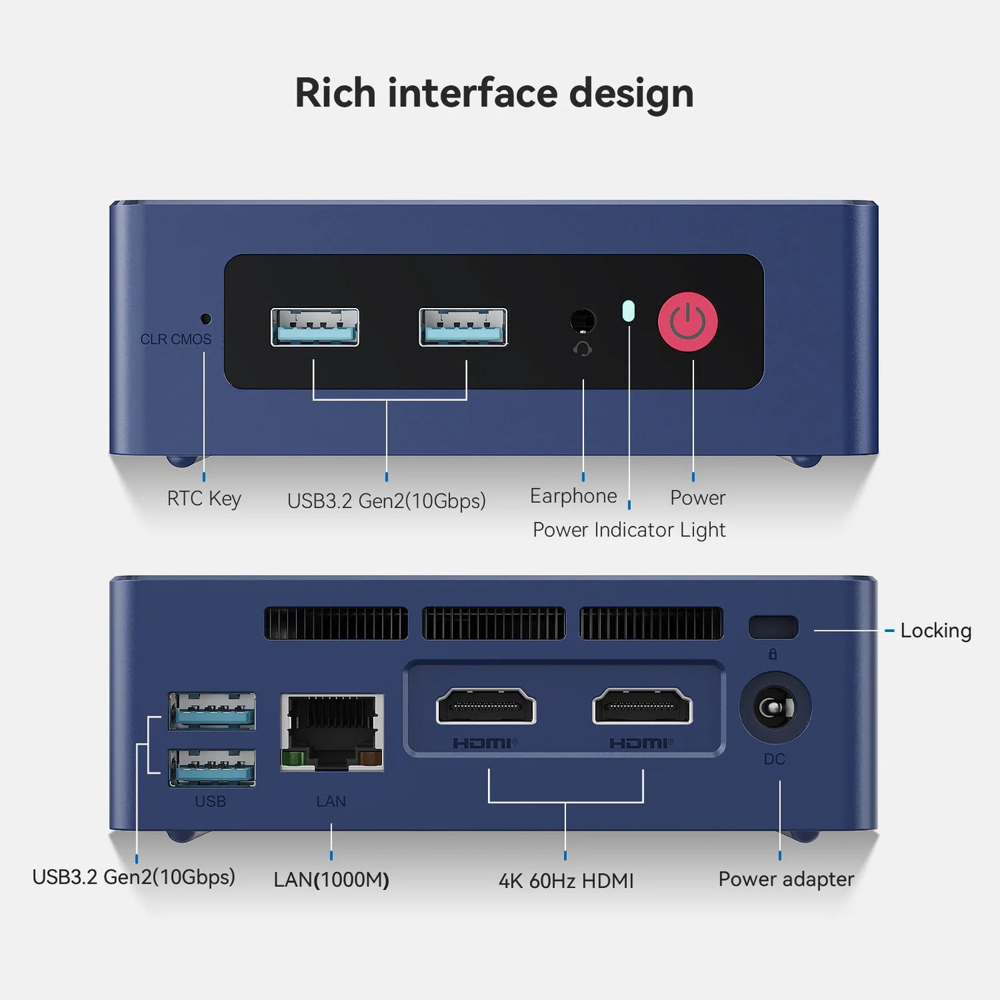 Beelink Mini PC S13 Pro Intel N150 Micro Computer Ultra-Slim Desktop for Work and Entertainment