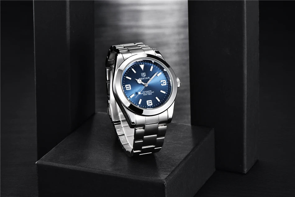 BENYAR 40MM V2 Version Top Brand  Luxury Men Watch Fashion Sport Watch  Automatic Mechanical Watches 10Bar BY-5177