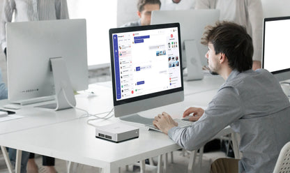 Chuwi AUBOX I9-13900HK Intel Core 13Gen 14 Cores Business Mini PC 16GB DDR5 512GB PICE SSD Mini Student Computer Desktop