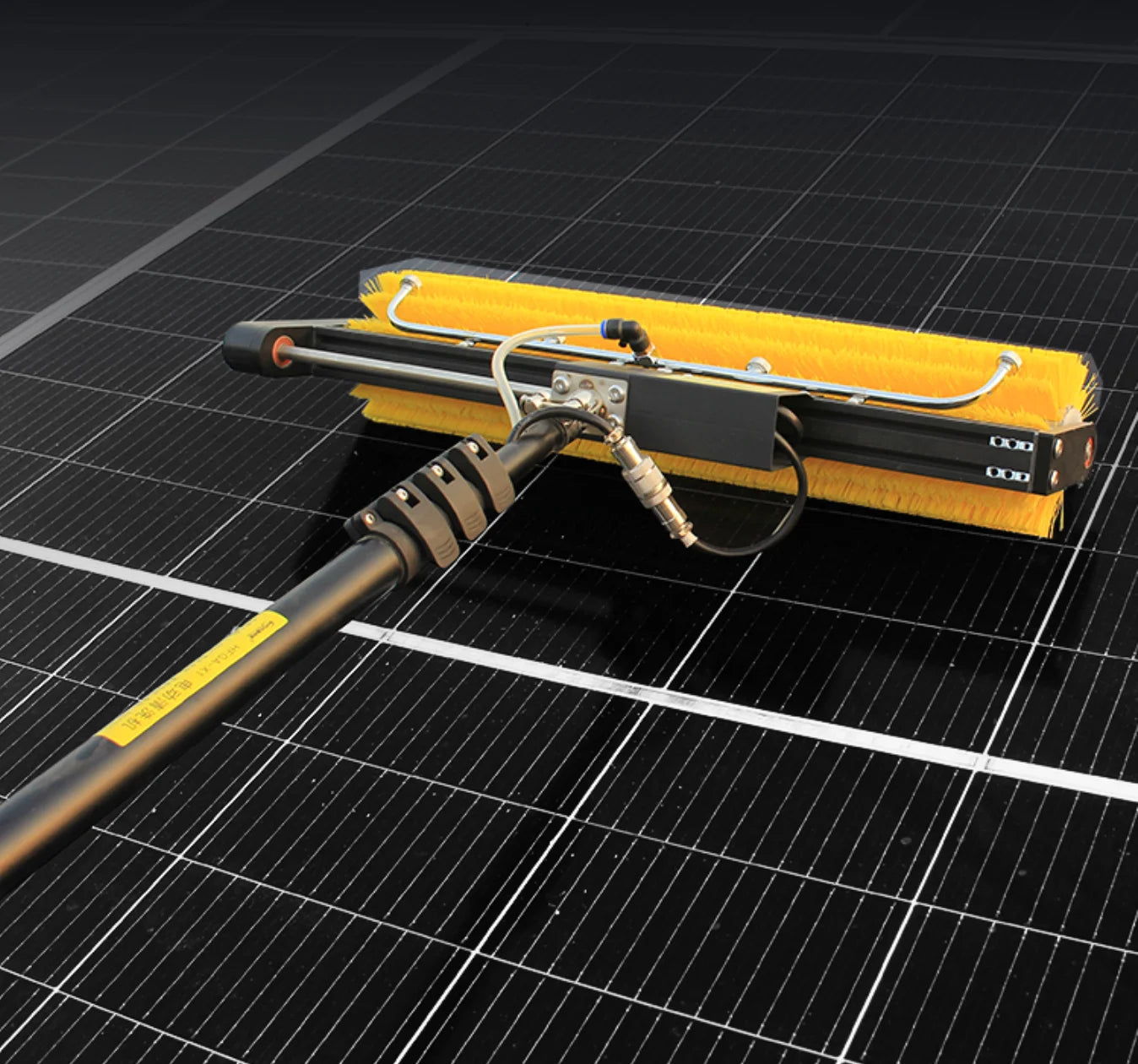 Automatic Rolling PV Solar Module Panel Cleaning Robot Machine Photovoltaic Equipment with Plastic Solar Panel Cleaning Brush