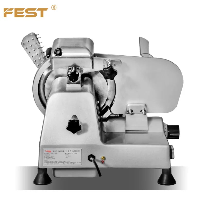 250mm Blade Meat Slicing Mini Slicer Machine 110V/220V Adjustable