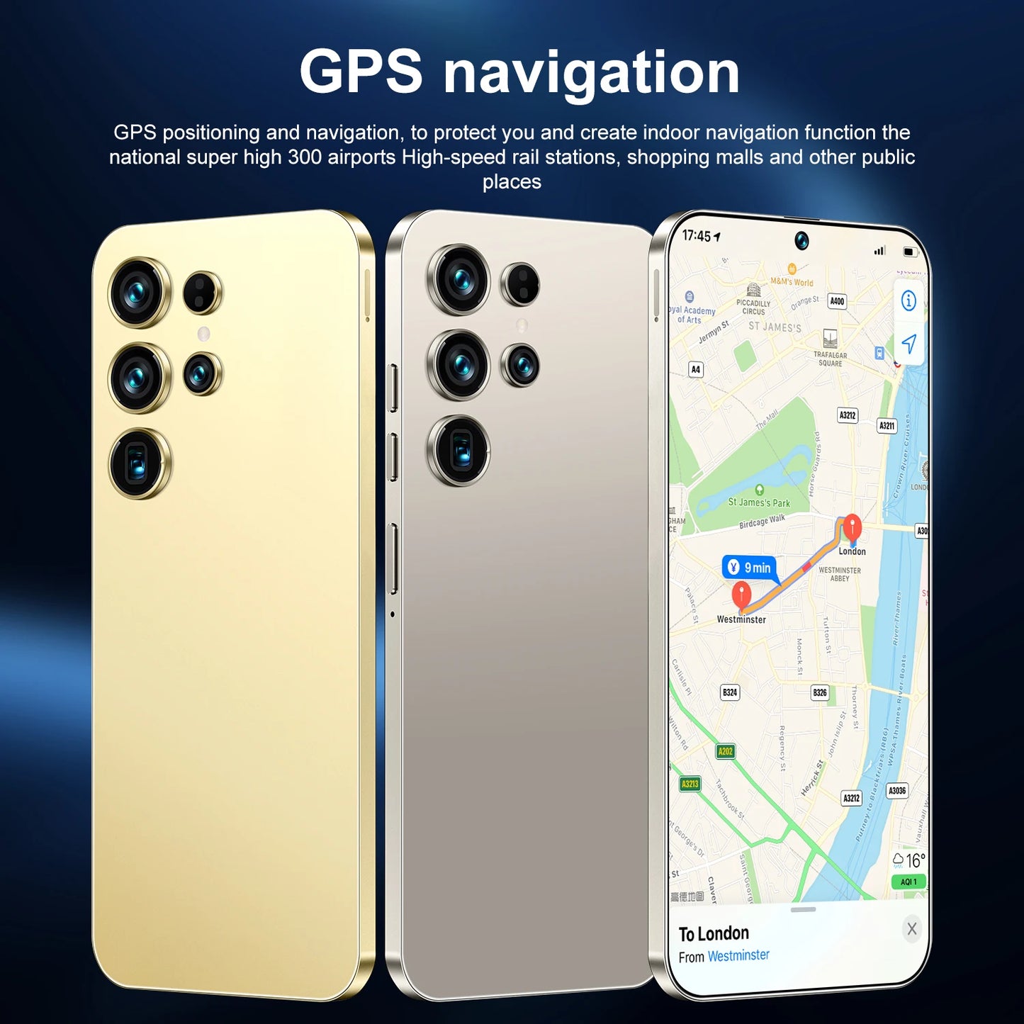 High Quality Original 5G Android S26 Ultra Smartphones 22GB+2TB Storage 7.3 Inch HD Screen Mobile Phone S25 Ultra