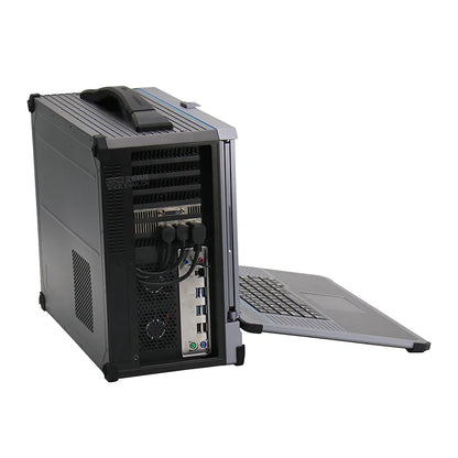 17.3 Inch Triple-screen Rugged All-in-one Industrial Laptop Support Win10/11 Linux System Rugged Notebook  Laptop Toughbook