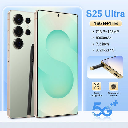 New Nfc Accessoires Small Device Latest Galaxie White Cellphones Originais Folding S25Ultra 5g-smartphone Mobile 5g
