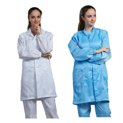 H-1104 Cleanroom Antistatic Garment Gown Esd Smock Uniform Working Clothes