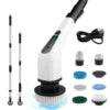 USA Warehouse Cleaning Products Household Cleaning Tools Accessories Electric Scrubber Cleaning Brush for Bathroom