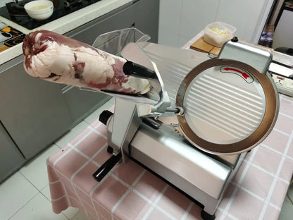 Butcher Deli Cold Cut Meat Cutting Machine Cuter Slicers Model El250 Meat Cutting Machine Price Manual Frozen Meat Slicer