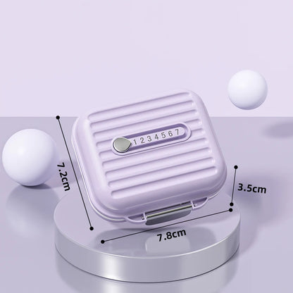 Portable  Pharmacy Vitamin Dispenser Daily Tablet Organizer Weekly Medicine case 7 Days 7 Compartments Plastic Pill Box