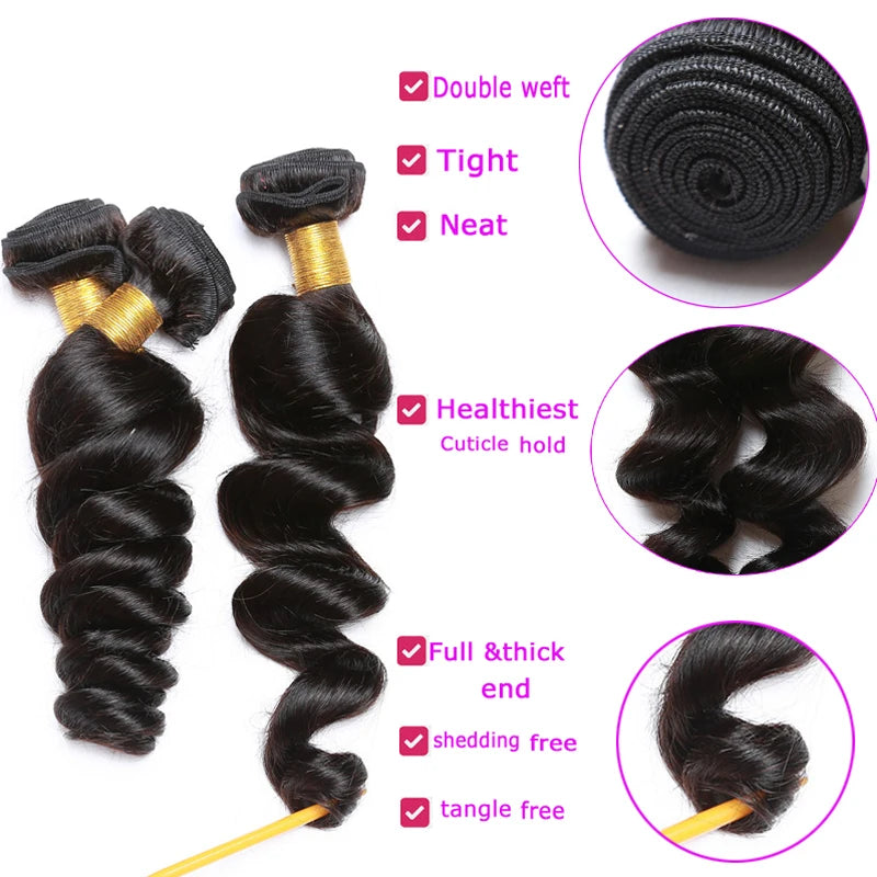 Unprocessed Brazilian Human Hair Products Loose Wave Hair Bundle Cheap Brazilian Hair Weave Extensions