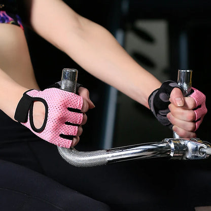 Wholesale Training Fingerless Fitness Bodybuilding Gym Weight Lifting Gloves For Women