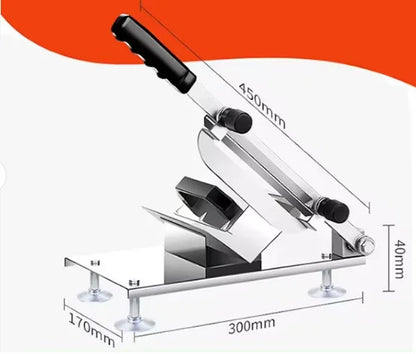 Cortador de Carne Manual para Panela Elétrica, Fatiador de Carne em Rolos, Máquina de Cozinhar Rolos de Carne Super Finos